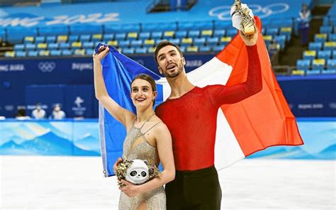 Pékin 2022 les patineurs français Gabriella Papadakis et Guillaume