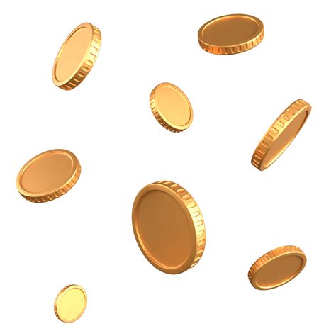 Falling Coins Png