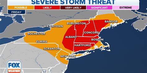 Severe Thunderstorm Watch Issued As Northeast Braces For Risk Of