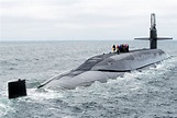 The Ohio-class ballistic missile submarine USS Rhode Island (SSBN 740 ...