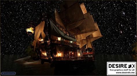 Desire Fx 3d Models Pw Pirate Ship Poseidon