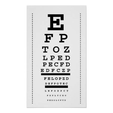 Hotv Eye Chart 10 Ft Precision Vision Hotv Visual Acuity Chart 10ft