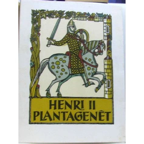 Henri Ii Plantagenet Comte Danjou Roi Dangleterre Illustrations De Maurice Pouzet Rakuten