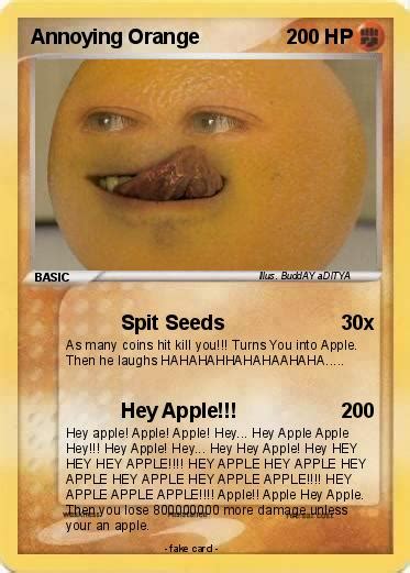 Pokémon Annoying Orange 1622 1622 Spit Seeds My Pokemon Card