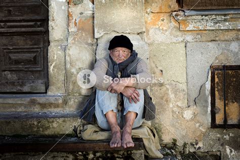 Homeless Man In The Street Royalty Free Stock Image Storyblocks