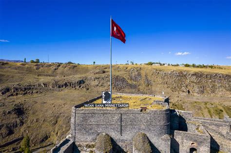Castle Of Kars In Kars City Turkey Editorial Stock Image Image Of