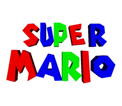 Super Mario 64 Logo Png Klip Seni Kualitas Hd Png Play