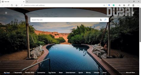 Microsoft Edge Canary Allows To Use Custom Image As New Tab Page