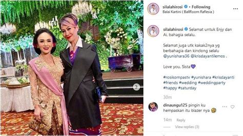 Hadiri Pernikahan Adik Bungsu Yuni Shara Dan Krisdayanti Rosiana Silalahi Kinclong Selalu