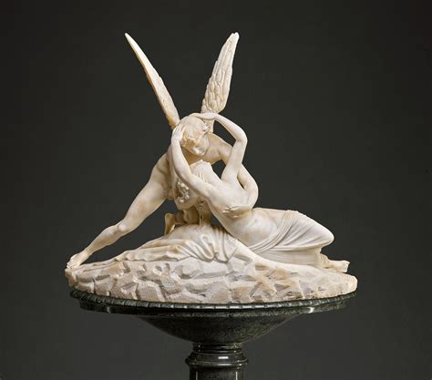 After Antonio Canova Psyche Revived By Cupids Kiss European Art
