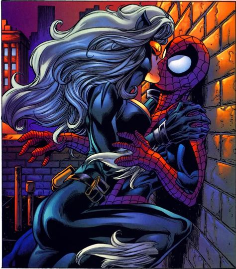 【spider Man】 On Black Cat Marvel Spiderman Black Cat Spiderman