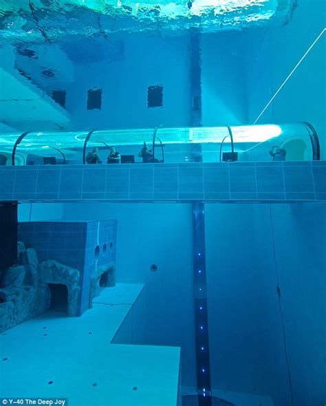 Displacement water meters measure how much water occupies a given space. Hold your breath: The world's deepest pool goes 137 FEET ...