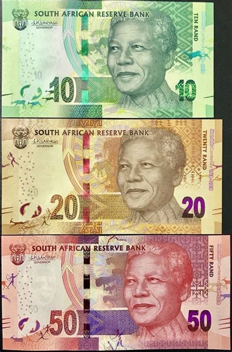 South Africa Rand P New Unc Commemorative Mandela Years Coins Paper Money