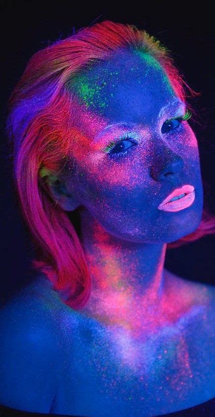 Pin By Linda Sims On Black Light And Uv Paint Face Art Natural
