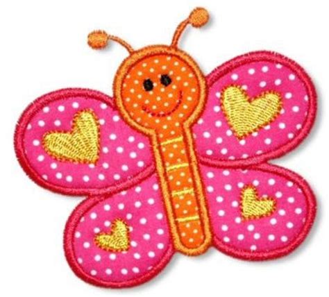 Spring Butterfly Applique 4x4 5x7 6x10 Machine Embroidery Etsy