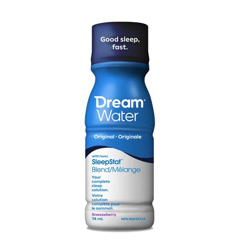 Dream Water Sleep Aid Snoozeberry 74ml London Drugs