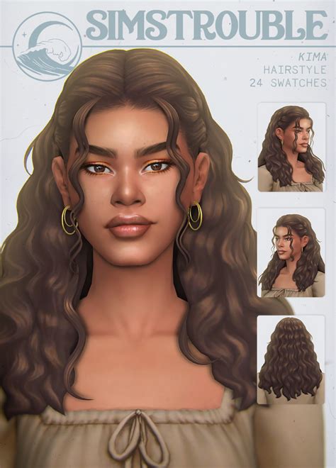 51 Best Sims 4 Cc Hair Maxis Match Male Hair Female Hair Curly