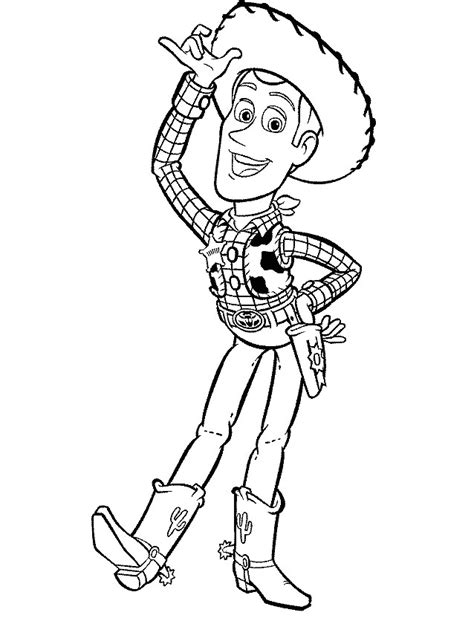 Woody Coloring Pages Jessie Toy Story Disney Colouring Printable Sheets