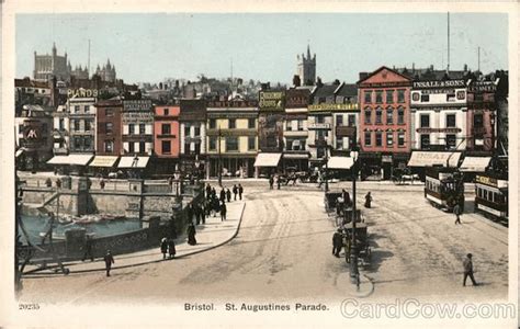 st augustine s parade bristol england postcard