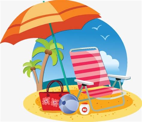 Beach Chairs Chair Summer Beach Png Transparent Clipart Image And