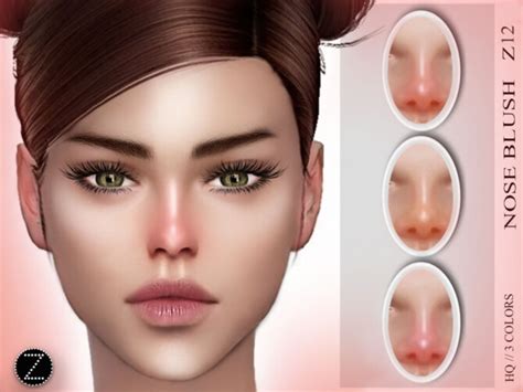 Nose Blush Z12 By Zenx At Tsr Sims 4 Updates