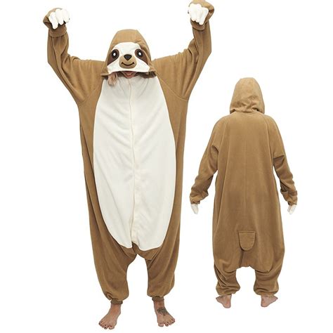 Sloth Onesie Unisex Women And Men Animal Pajamas Kigurumi Halloween