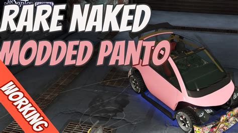 How To Get Rare Naked Modded Panto Car In Gta Online Rare Modded