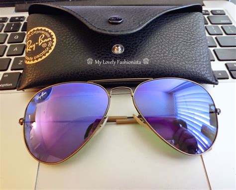 ray ban original aviator 58mm sunglasses bronze lilac mirror ♕ my lovely fashionista