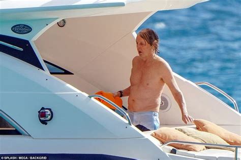 Paul McCartney 78 Enjoys Boat Trip With Wife Nancy 61 In St Barts
