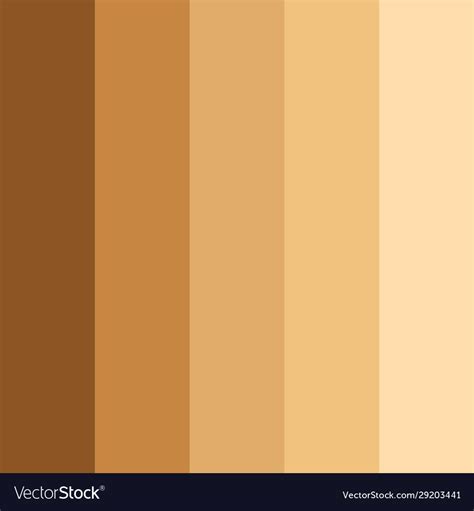 Yellow Skin Color Palette