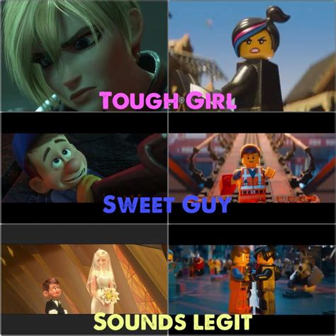 When I Saw Lego Movie This Is What I Thought Of Felix X Calhoun And Wyldstyle Lucy X Emmet I
