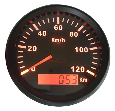 1pc 85mm Gps Speedometers 0 120kmh Speed Indicators Suitable For Auto