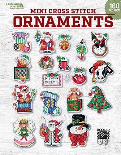 the cross stitch ornament book features christmas decorations and santa s stocking