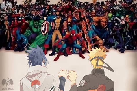 Naruto And Sasuke Vs Marvel By Arjundarkangel On Deviantart