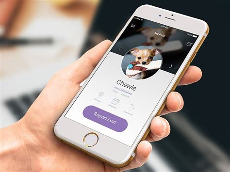 Pet App Profile App Mobile App Design Dog Apps
