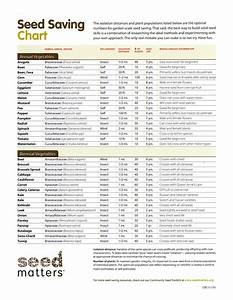 Seed Saving Chart Fort Bragg Library