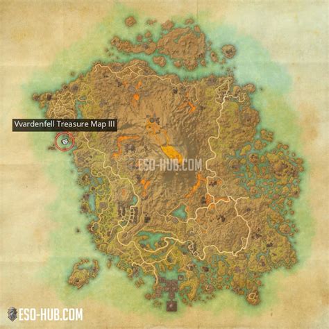 Vvardenfell Treasure Map Iii Eso Hub Elder Scrolls Online