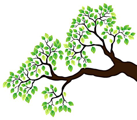 Branch Tree Drawing Clip Art Branches Clipart Png Download 950835