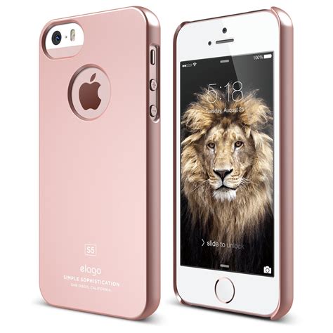 S5 Slim Fit Case For Iphone 55sse Rose Gold Elago Slg Design