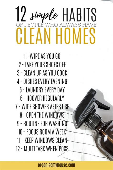 12 Simple Clean Home Habits To Copy From Those Who Know