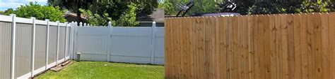 Wood Fencing Vs Vinyl Which Is Better All County Fence Contractors