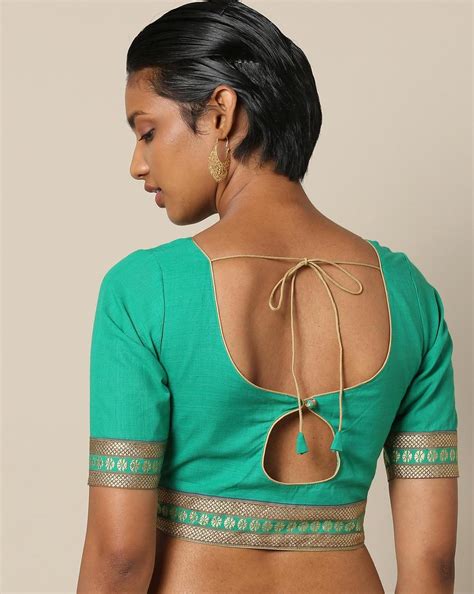38 Simple And Stylish Blouse Back Neck Designs • Keep Me Stylish Blouse Back Neck Designs