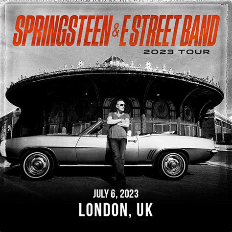 Bruce Springsteen July 6 2023 Bst Hyde Park London Uk Live Bruce