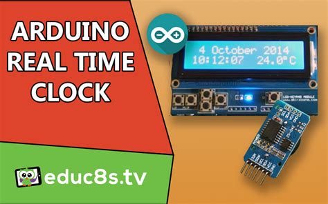Arduino Project Real Time Clock With Ds Module Educ S Tv Watch