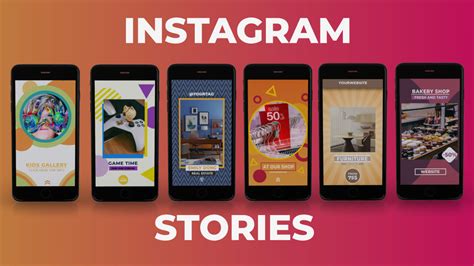 Instagram Stories 7 After Effects Templates Motion Array