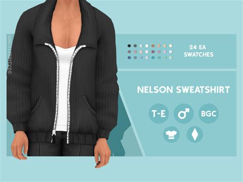 Nelson Sweatshirt The Sims 4 Catalog