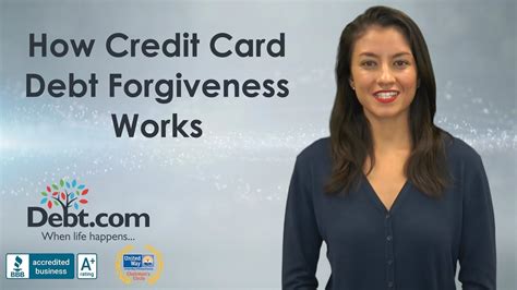 Learn about the scenarios when debt is cancelled or settled. How Credit Card Debt Forgiveness Works - YouTube