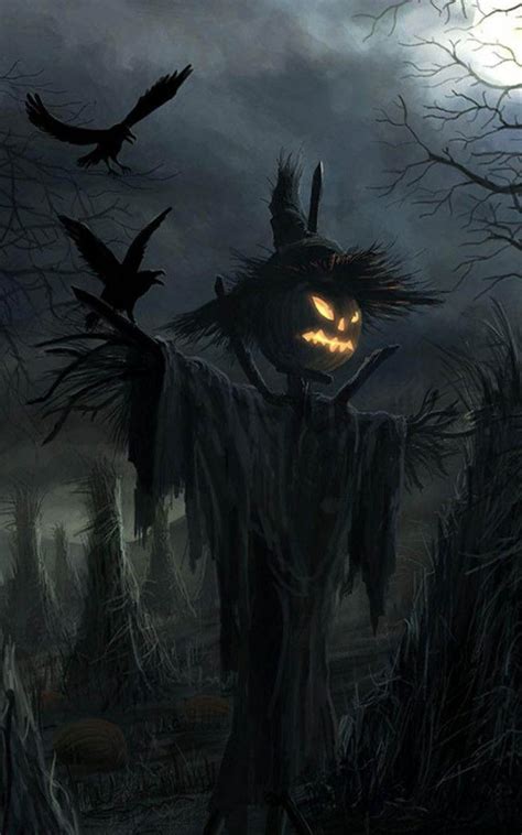 Scary Halloween Scarecrow 4k Ultra Hd Mobile Wallpaper