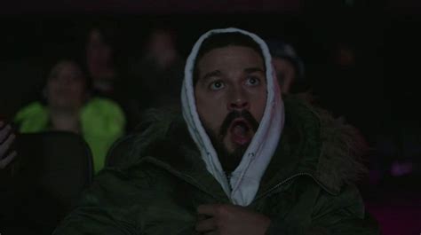 34 Very Important Pictures Of Shia Labeouf Watching His Own Movies Even