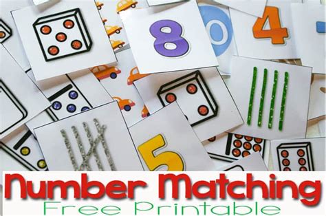 Free Number Recognition Printable